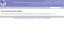 Tablet Screenshot of bibliotekawiki.sum.edu.pl
