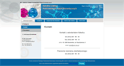 Desktop Screenshot of nauki.biomedyczne.sum.edu.pl