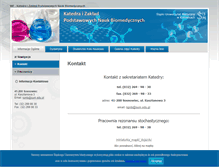 Tablet Screenshot of nauki.biomedyczne.sum.edu.pl