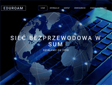 Tablet Screenshot of eduroam.sum.edu.pl