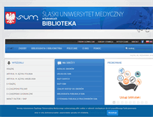 Tablet Screenshot of biblioteka.sum.edu.pl